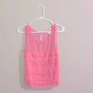 Francescas pink tank